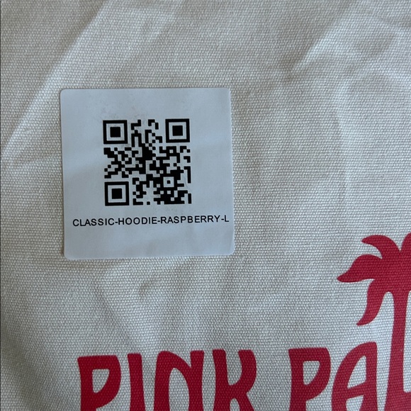 Pink Palm Puff hoodie - Picture 4 of 4